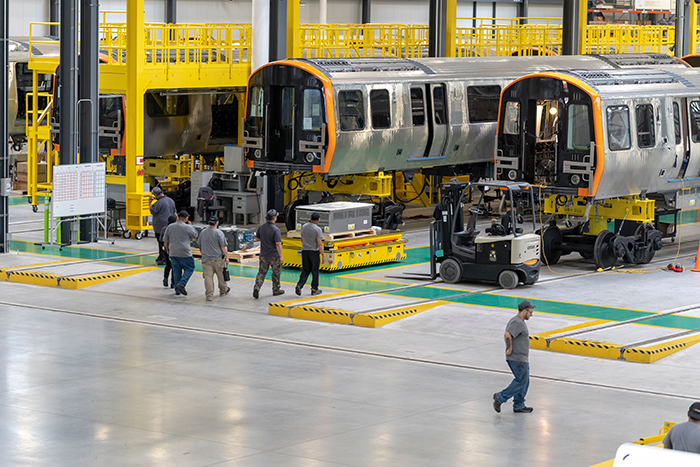 Interior of facility