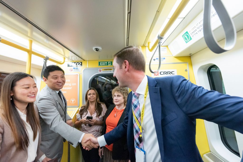 Governor Baker and Jia Shake