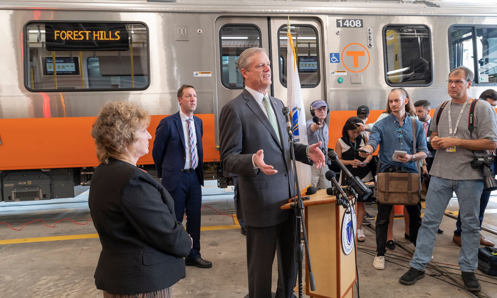 Governor Baker speaks